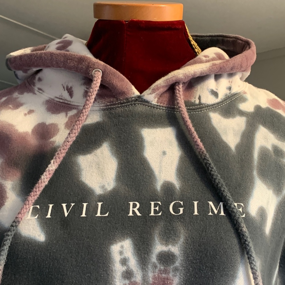 Civil Regime Tie-Dye Hoodie for Men - Picture 3 of 14